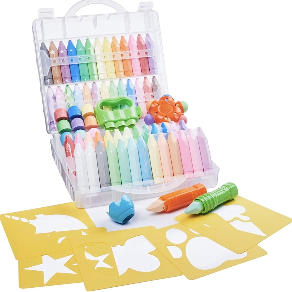 Ultimate Sidewalk Chalk Play Set 80 pcs